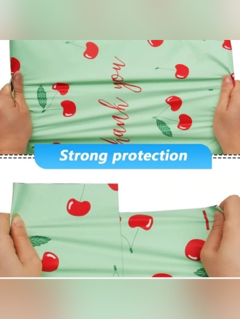 10x13 Cherry Polymailers - Picture 2 of 2
